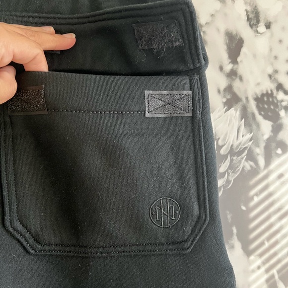 Ninth Hall Stash Youth Black Baggy Cargo Jogger Sweatpants size Large - Picture 6 of 7